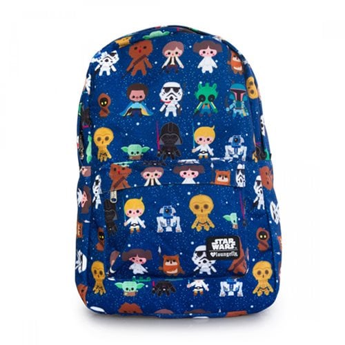 Star Wars Baby Character Print Laptop Backpack
